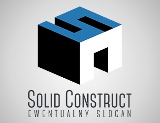 Projekt logo dla firmy Solid Construct | Projektowanie logo